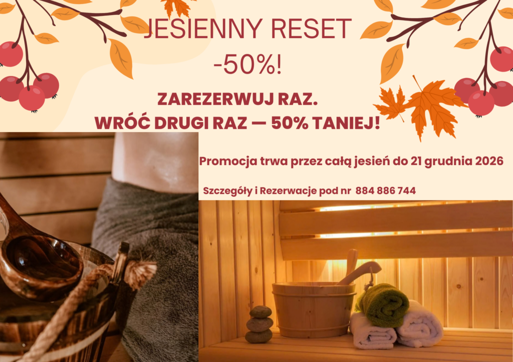 jesienny reset 2026 50%!